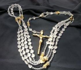 Heart shaped crystals wedding lasso