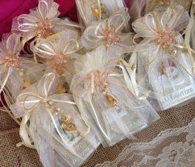 Baptism favors/recuerditos en repujado bautizo